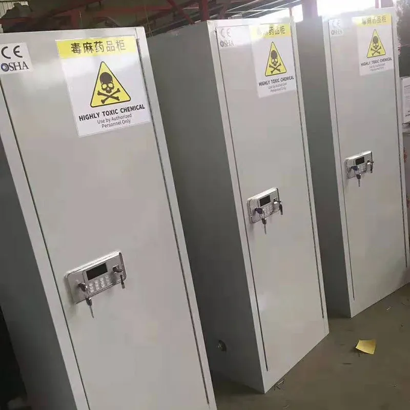 Armoire spécialisée dans la sécurité industrielle des stupéfiants en usine sidérurgique