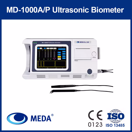 Biomètre/pachymètre à ultrasons portable Scan P Scan pour l'ophtalmologie avec écran tactile (MD