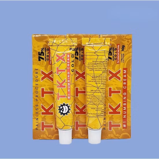 Nouveau Tktx 75% crème anesthésique topique Piercing maquillage Permanent sourcil tatouage approvisionnement